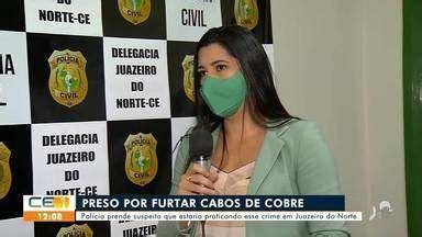 CETV 1ª Edição Juazeiro do Norte Polícia prende suspeito de furtar