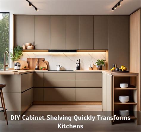 DIY Cabinet Shelving Quickly Transforms Kitchens - Corley Designs