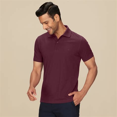 Nova Combed Cotton Polo T Shirts Merlot Maroon Xyxx Apparels