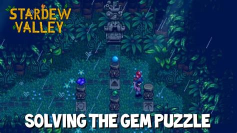 Solving The Ginger Island Gem Puzzle In Stardew Valley YouTube