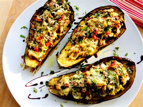 Proud Italian Cook Stuffed Eggplant With Ricotta Spinach And Articho