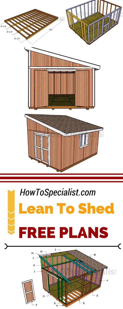 Check Out How To Build A X Lean To Shed For Your Backyard My Free