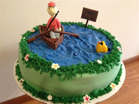 Fishing Birthday Cake - CakeCentral.com