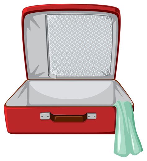 Fond Blanc Valise Rouge 296866 Art Vectoriel Chez Vecteezy