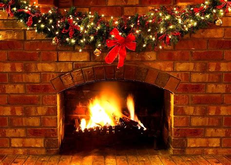 Amazon Alltten 8X6FT Christmas Photo Backdrop Christmas Fireplace