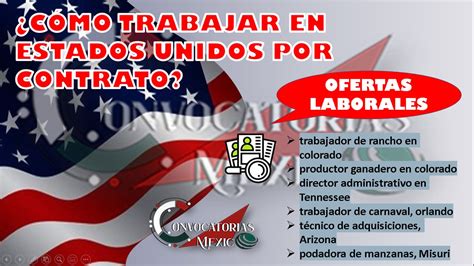 C Mo Trabajar En Estados Unidos Por Contrato Junio