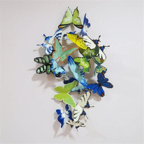 19 Butterflies (Hand Painted Butterfly sculpture) – ArtParkS