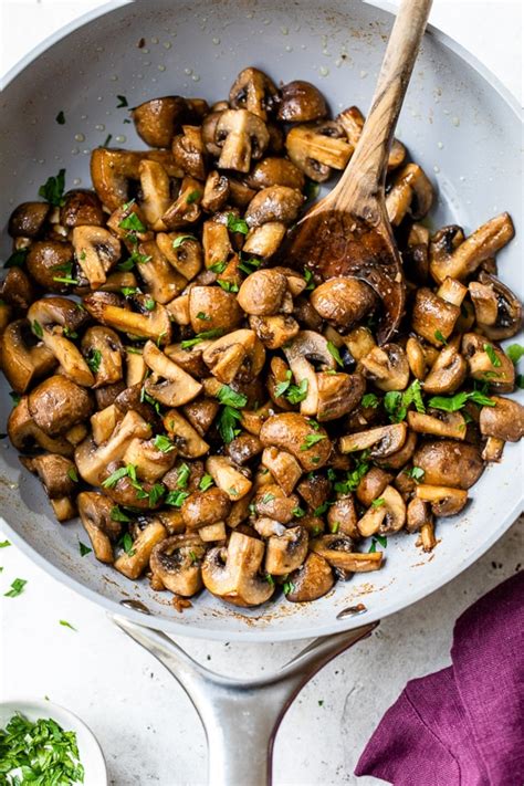 Garlic Butter Mushrooms Skinnytaste Tasty Made Simple