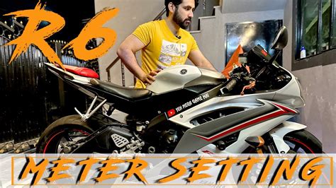 How To Adjust Yamaha R6 Meter Yamaha R6 Settings Yamaha R6 Meter