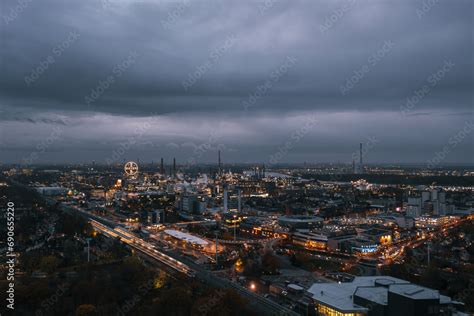 Leverkusen North Rhine Westphalia Germany November Aerial