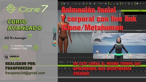 IClone MetaHuman Live Link Curso Avanzado Parte 3 YouTube