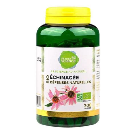 Echinacée bio Pharmascience x 200 gélules