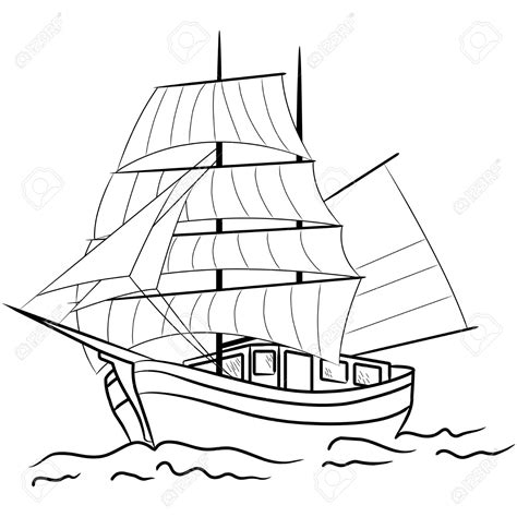 Caravel Drawing at GetDrawings | Free download