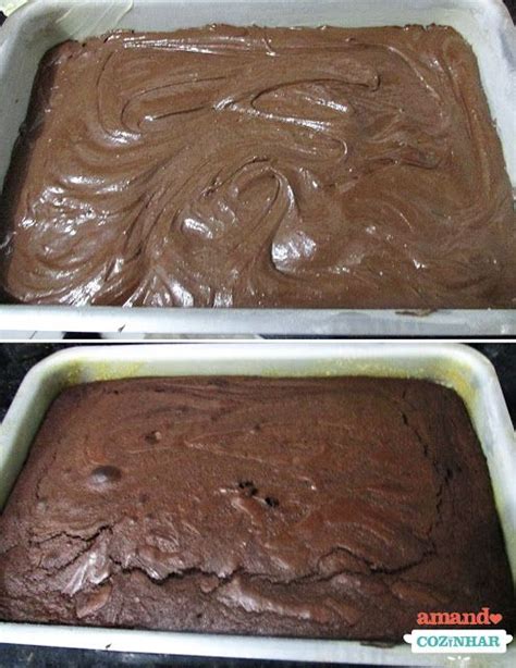 Brownie Recheado Brigadeiro Branco Brownie Receita De Brownies