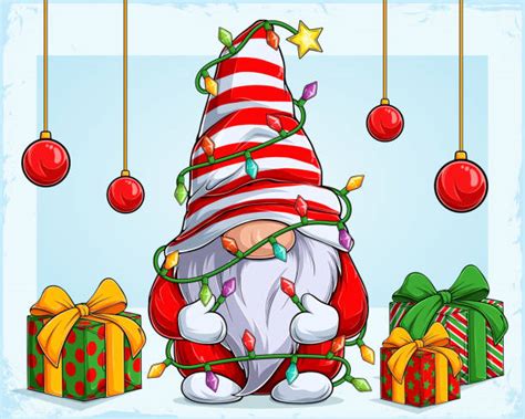 8,800+ Christmas Gnome Stock Illustrations, Royalty-Free Vector ...