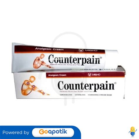 Counterpain Krim Gram Kegunaan Efek Samping Dosis Dan Aturan Pakai