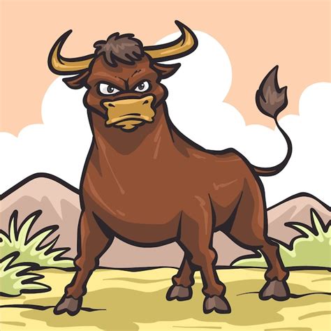 Im Genes De Toro Dibujos Animados Descarga Gratuita En Freepik