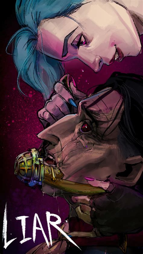 Jinx Silco Arcane Series K E Wallpaper Pc Desktop