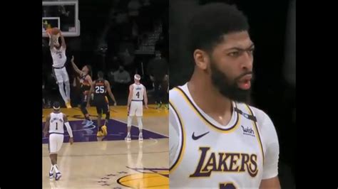 Anthony Davis Hits A Craziest Alley Oop Dunk And Lebron James Is Loving