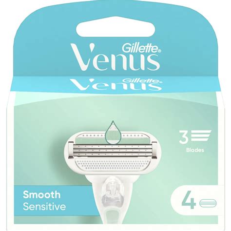 Gillette Venus Smooth Sensitive Razor Blades 4 Pack Woolworths