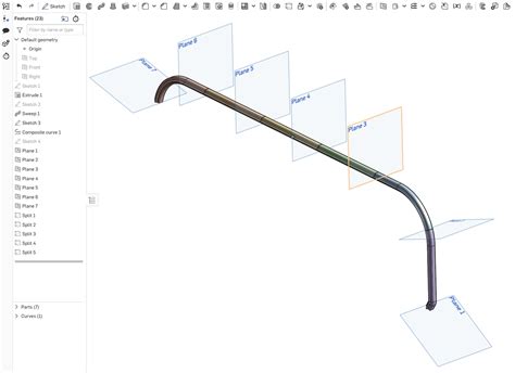 Multi Plane Fs With Composite Curves Onshape