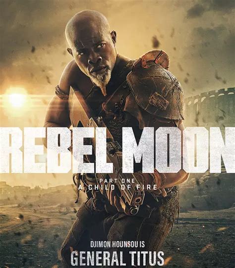 Rebel Moon Part One A Child Of Fire First Character Posters From Zack