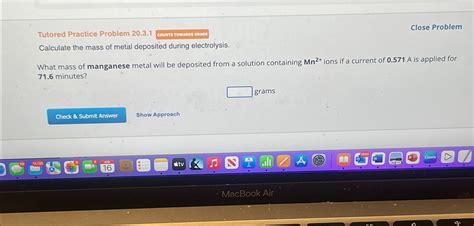 Solved Tutored Practice Problem 20 3 1Close ProblemCalculate Chegg