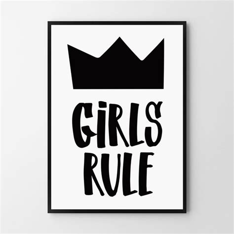 Plakat Hog Studio Girls Rule X Cm Hog Studio Sklep Empik