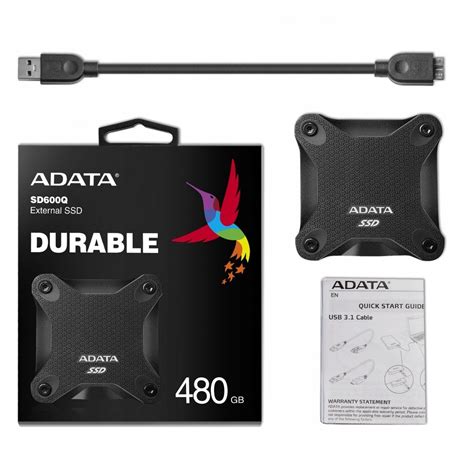 Dysk Zewnętrzny SSD ADATA SD600Q 480GB USB3 2 Sklep Opinie Cena w