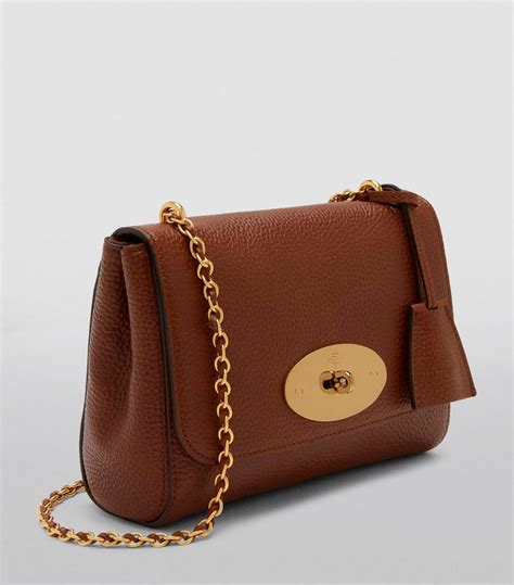 Womens Mulberry Brown Leather Lily Shoulder Bag Harrods Uk