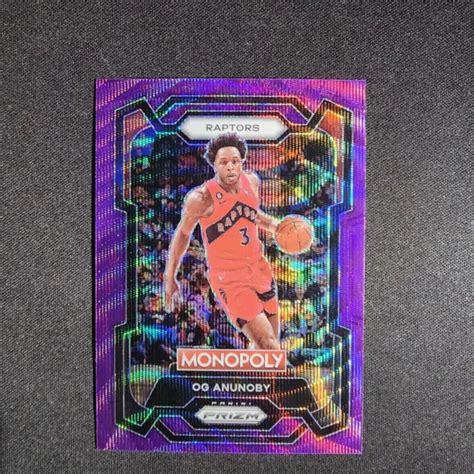 2023 24 PANINI PRIZM Monopoly OG ANUNOBY Viola Wave 83 Toronto Raptors