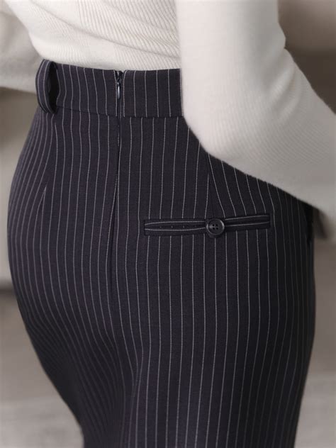 Юбка макси на запах в мелкую полоску :: LICHI - Online fashion store
