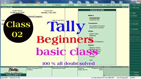 Tally Erp Full Tutorial Tally Course Tally Tutorial In Hindi