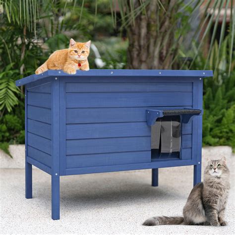 Aivituvin Cat House With Insulated Liner Large Heated