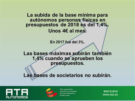 Unos Presupuestos Beneficios Para Los Autónomos Noticia