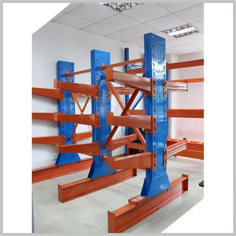 Carbon Steel Q Cantilever Warehouse Racks Raw Material Storage Racks