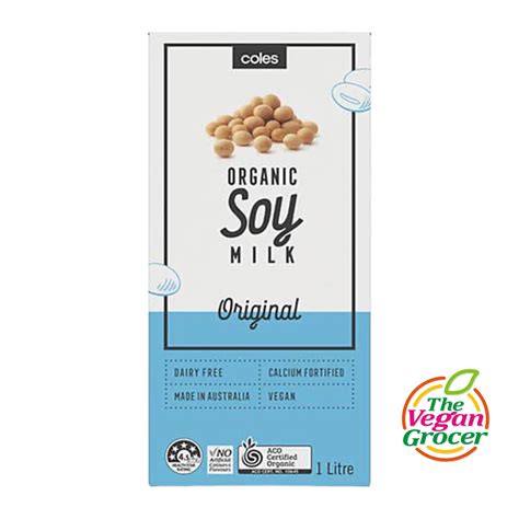 Coles Organic Soy Milk 1l The Vegan Grocer Ph