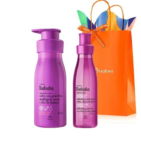 Kit Ameixa E Flor De Baunilha Natura Hidratante Body Splash Shopee