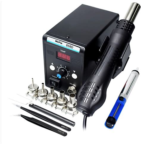 LRT 858D Digital Hot Air Rework Station For SMD Soldering Amazon