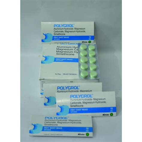 Jual Polycrol Tablet Kaplet Obat Lambung Mag Shopee Indonesia