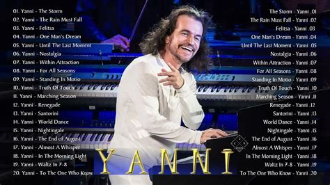 Yanni Greatest Hits Songs Full Album Best Instrumental Music