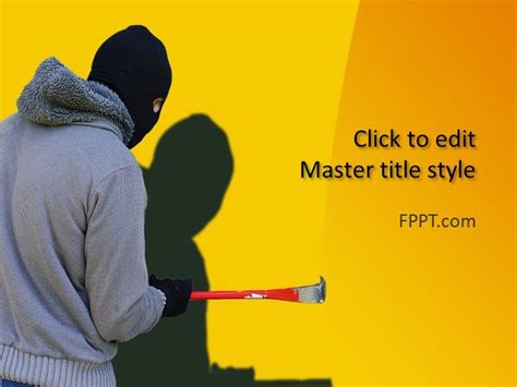 Free Burglary Powerpoint Template Free Powerpoint Templates