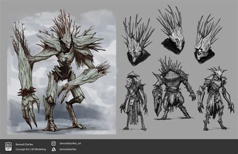 Bd Art Forest Construct Creature Concept Art