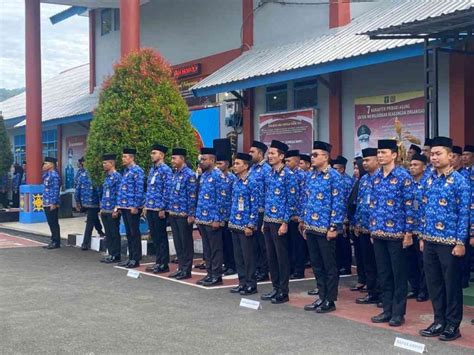 Peringati Hut Korpri Ke 52 Jajaran Rupbasan Ambon Ikuti Upacara Bendera