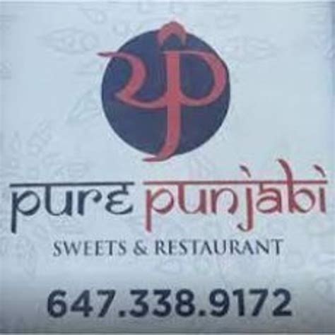 Order Pure Punjabi Sweets And Restaurant Mississauga On Menu