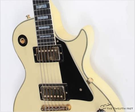 Gibson Les Paul Custom Th Anniversary White Fret