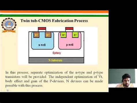 Vlsi Tech L Twin Tub Cmos Fabrication Process Youtube