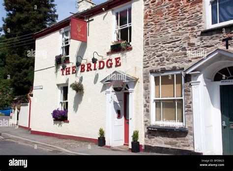 The Bridge Inn Dulverton Somerset Stock Photo - Alamy