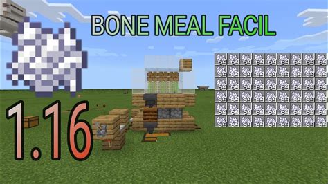 Farm De Farinha De Osso Bonemeal Facil No Minecraft Bedrock Mcpe