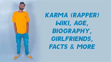 Karma (Rapper) Wiki, Age, Biography, Girlfriends, Facts & More